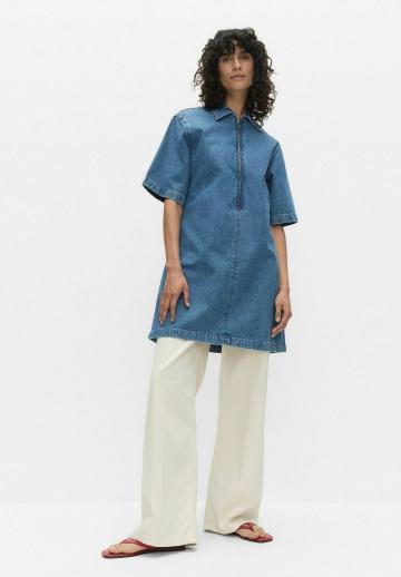 Джинсовое платье