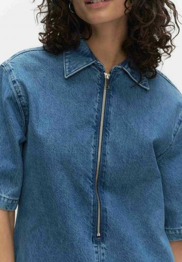 Джинсовое платье