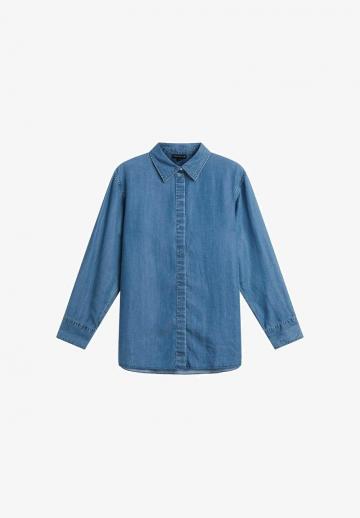 Джинсовая блузка