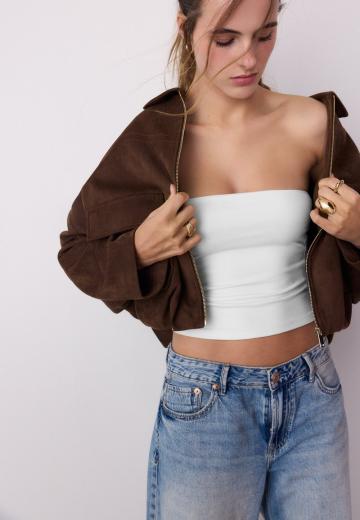 Топ без бретелек