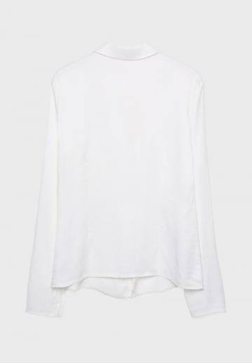 Атласная блузка