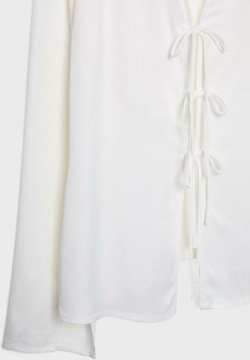 Атласная блузка