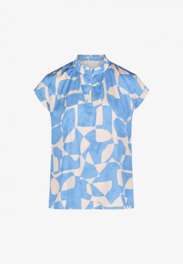 Атласная блузка