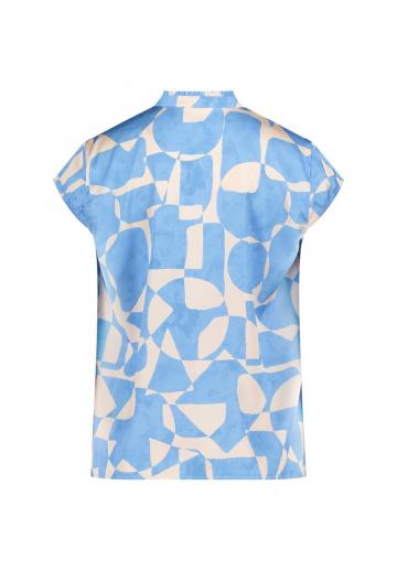 Атласная блузка