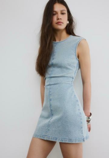 Джинсовое платье