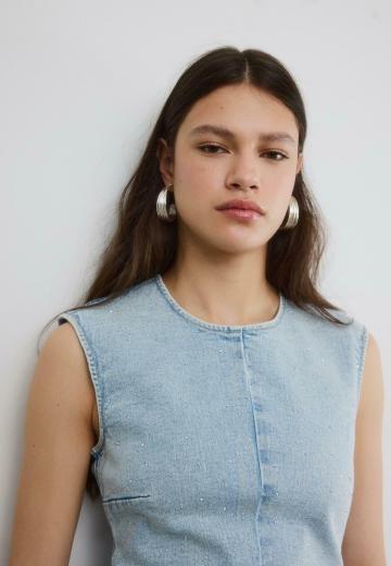 Джинсовое платье