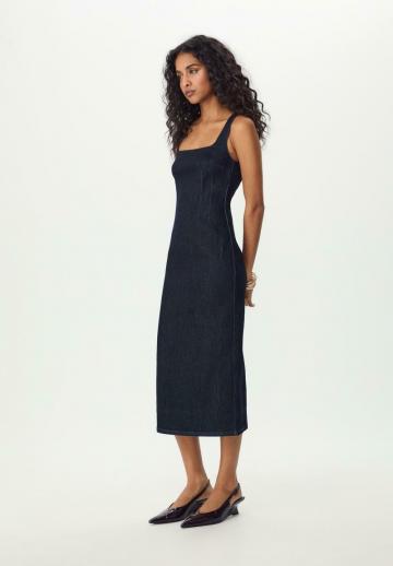 Джинсовое платье