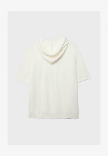 Пуловер с капюшоном