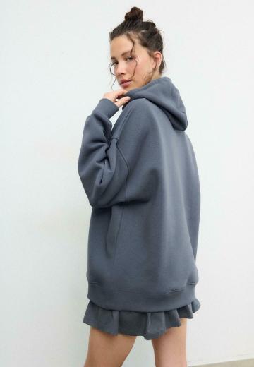 Пуловер с капюшоном