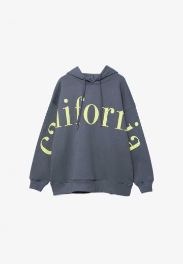 Пуловер с капюшоном