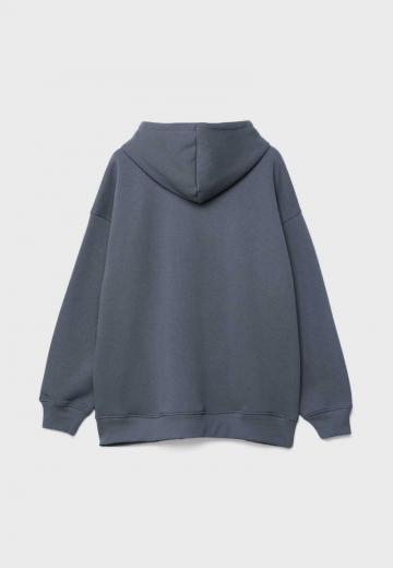 Пуловер с капюшоном