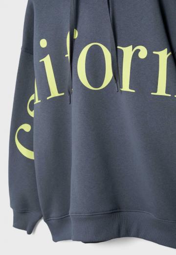 Пуловер с капюшоном