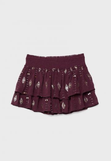 Юбка с воланами