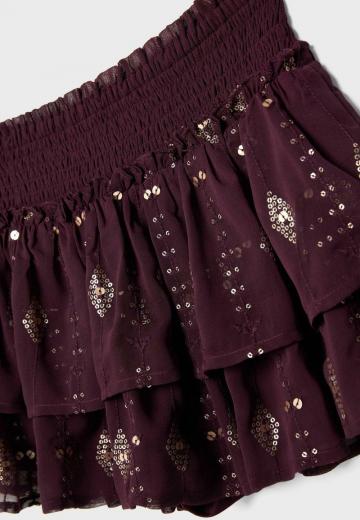 Юбка с воланами