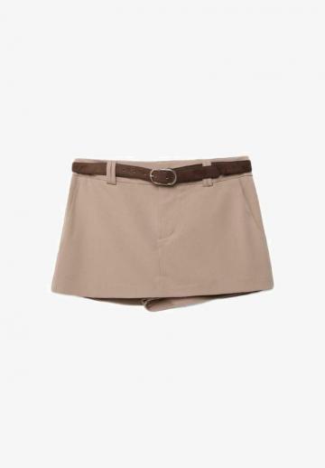 Юбка с накладными карманами