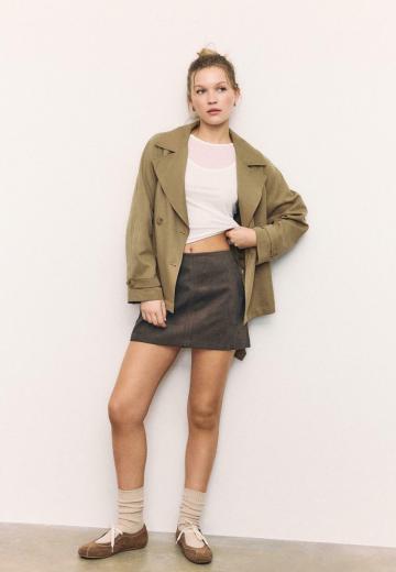 Кожаная юбка