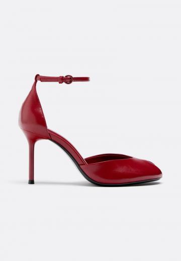 Туфли с открытым носом