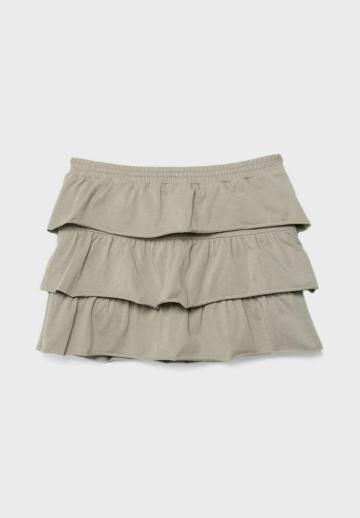 Юбка с воланами