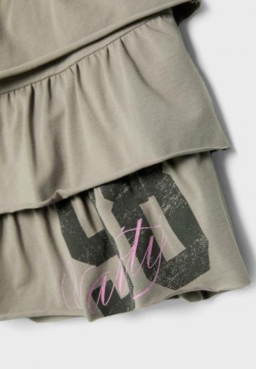 Юбка с воланами