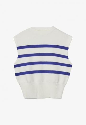 Пуловер без рукавов