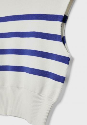 Пуловер без рукавов