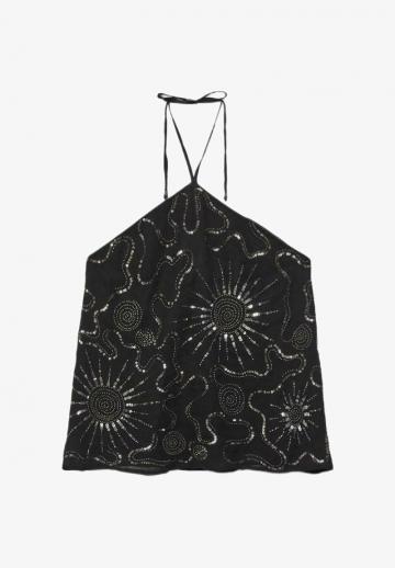 Топ на бретельках