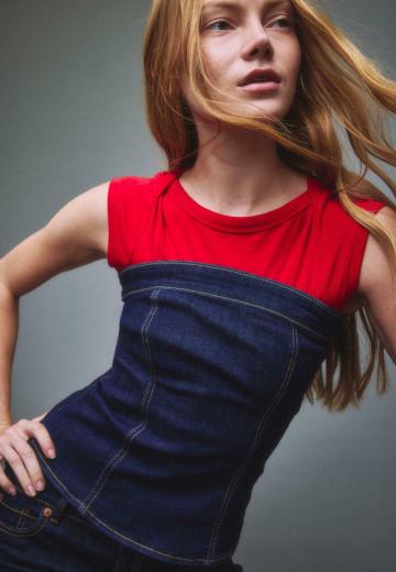 Топ без бретелек