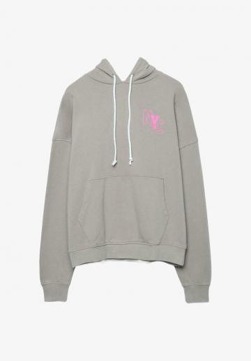 Пуловер с капюшоном