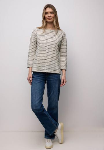 Пуловер с рукавом три четверти