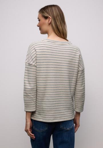 Пуловер с рукавом три четверти