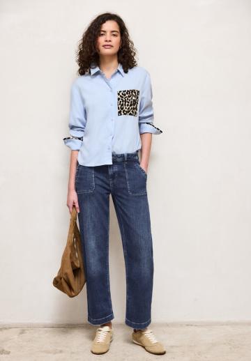 Прямые джинсы