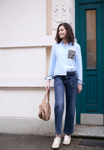 Прямые джинсы