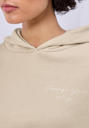 Пуловер с капюшоном