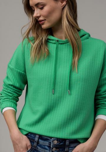 Пуловер с капюшоном