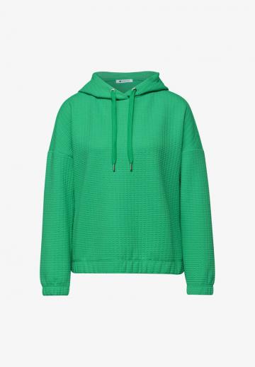 Пуловер с капюшоном