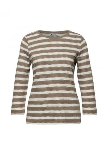 Пуловер с рукавом три четверти