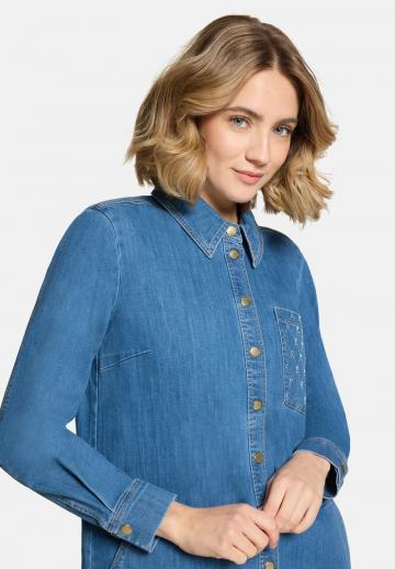 Джинсовое платье