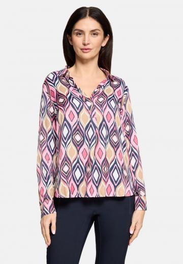 Атласная блузка