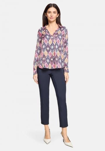 Атласная блузка