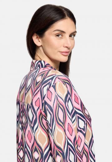 Атласная блузка