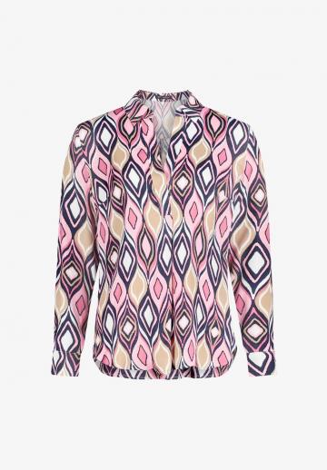 Атласная блузка