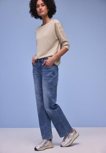 Пуловер с рукавом три четверти