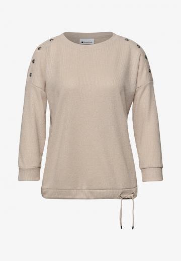 Пуловер с рукавом три четверти