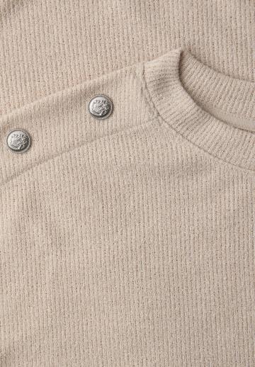 Пуловер с рукавом три четверти