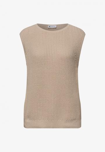 Пуловер без рукавов