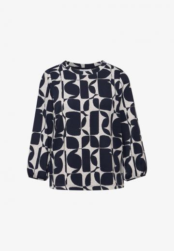 Пуловер с рукавом три четверти