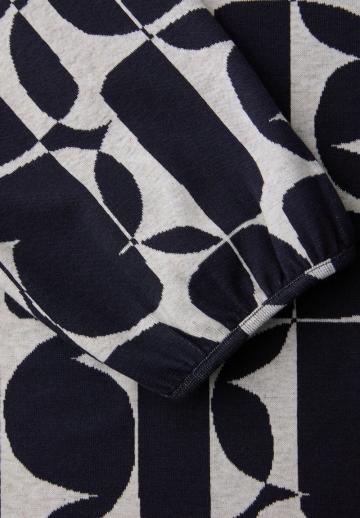 Пуловер с рукавом три четверти