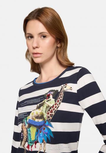 Майка с рукавом три четверти