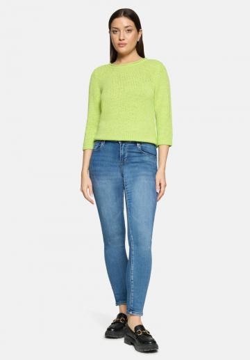 Пуловер с рукавом три четверти