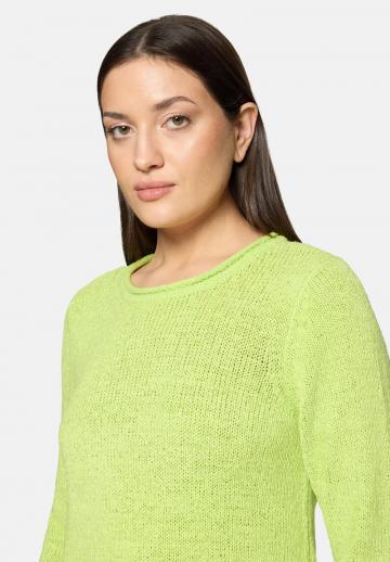 Пуловер с рукавом три четверти